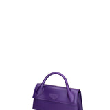 Borsa a mano da donna 100% gomma FLAT ARROW 24-VIOLET INDIGO-GOLD Marc Ellis