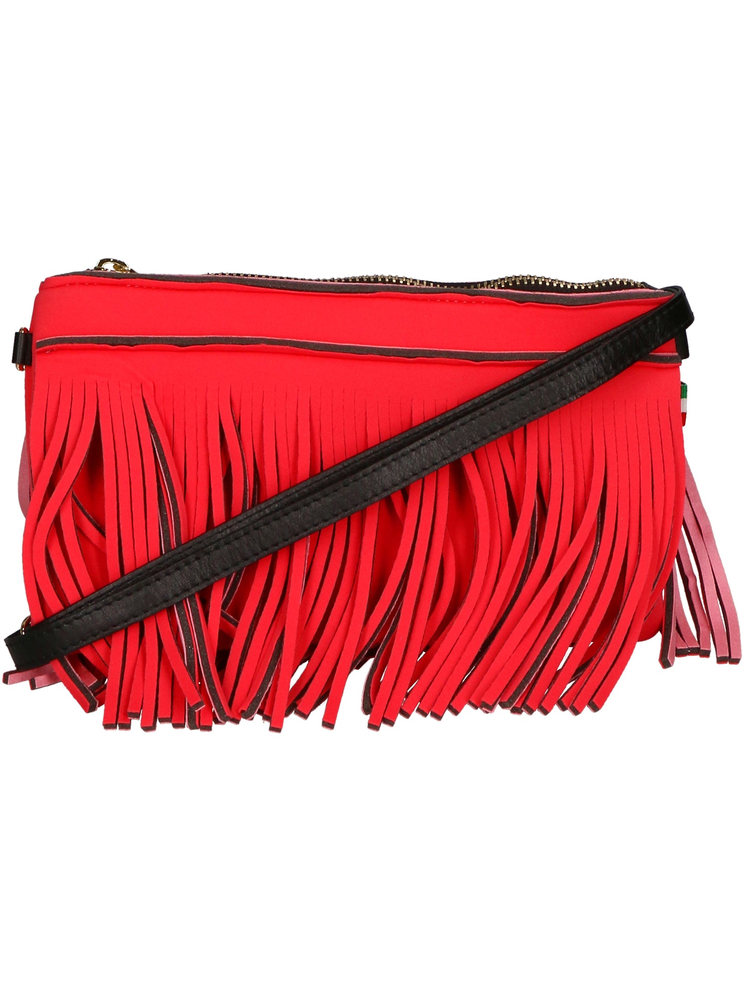 Oxsana Borsa a spalla da donna Neoprene 1311-ROSSO RED Gave Lux