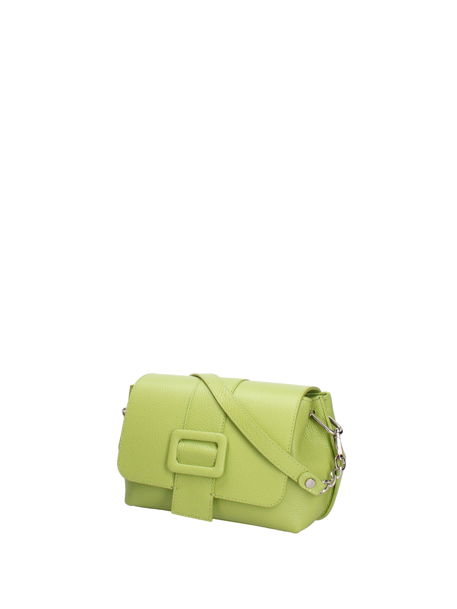 Borsa a tracolla da donna Vera pelle 07143-D12 VERDE Roberta Rossi