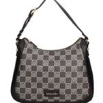 Vigevano Borsa a tracolla da donna 100% poliuretano B16174-NERO Braccialini