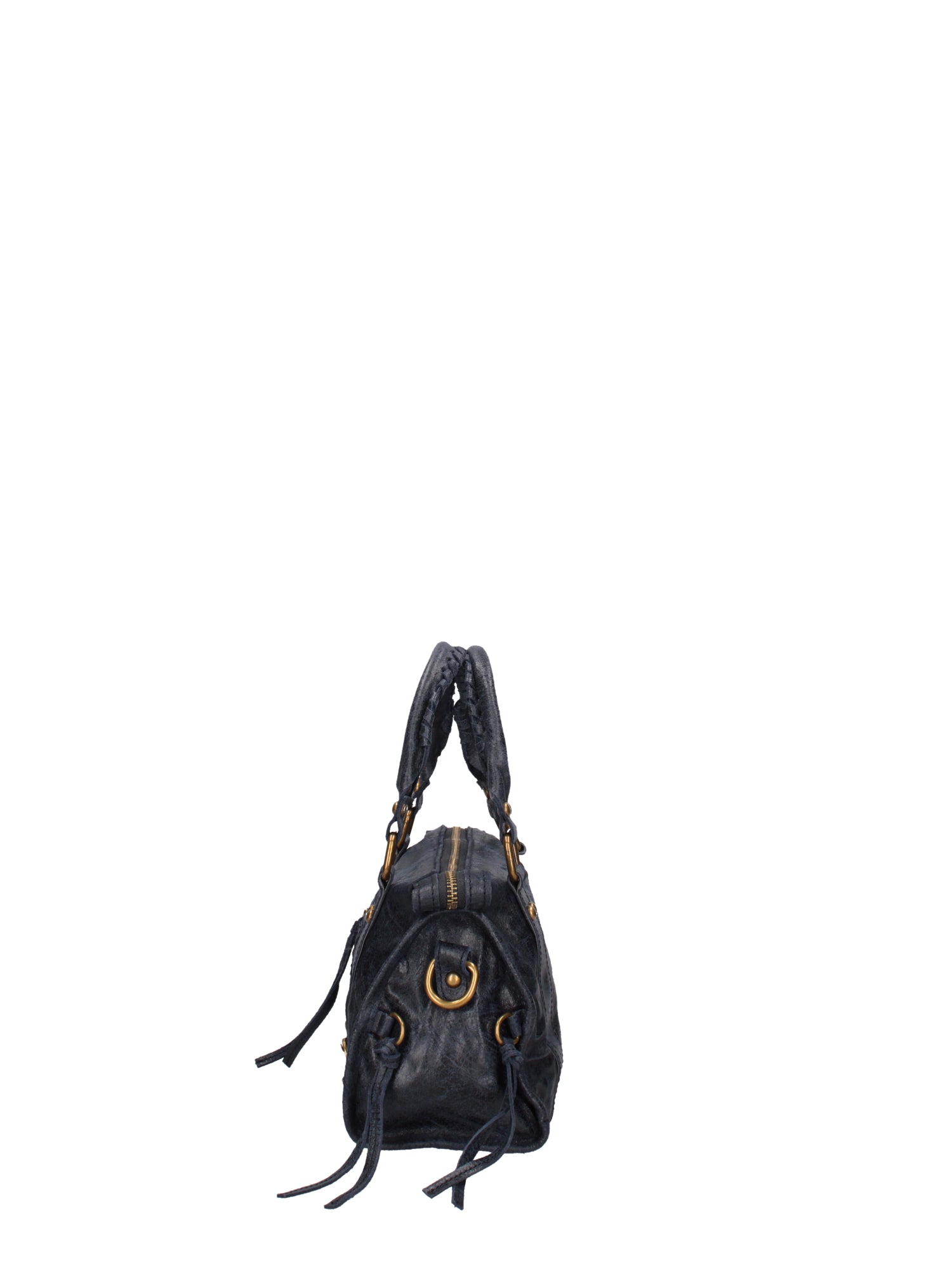 Erisia Borsa a spalla da donna Vera pelle 06091-013 BLU NAVY Gave Lux