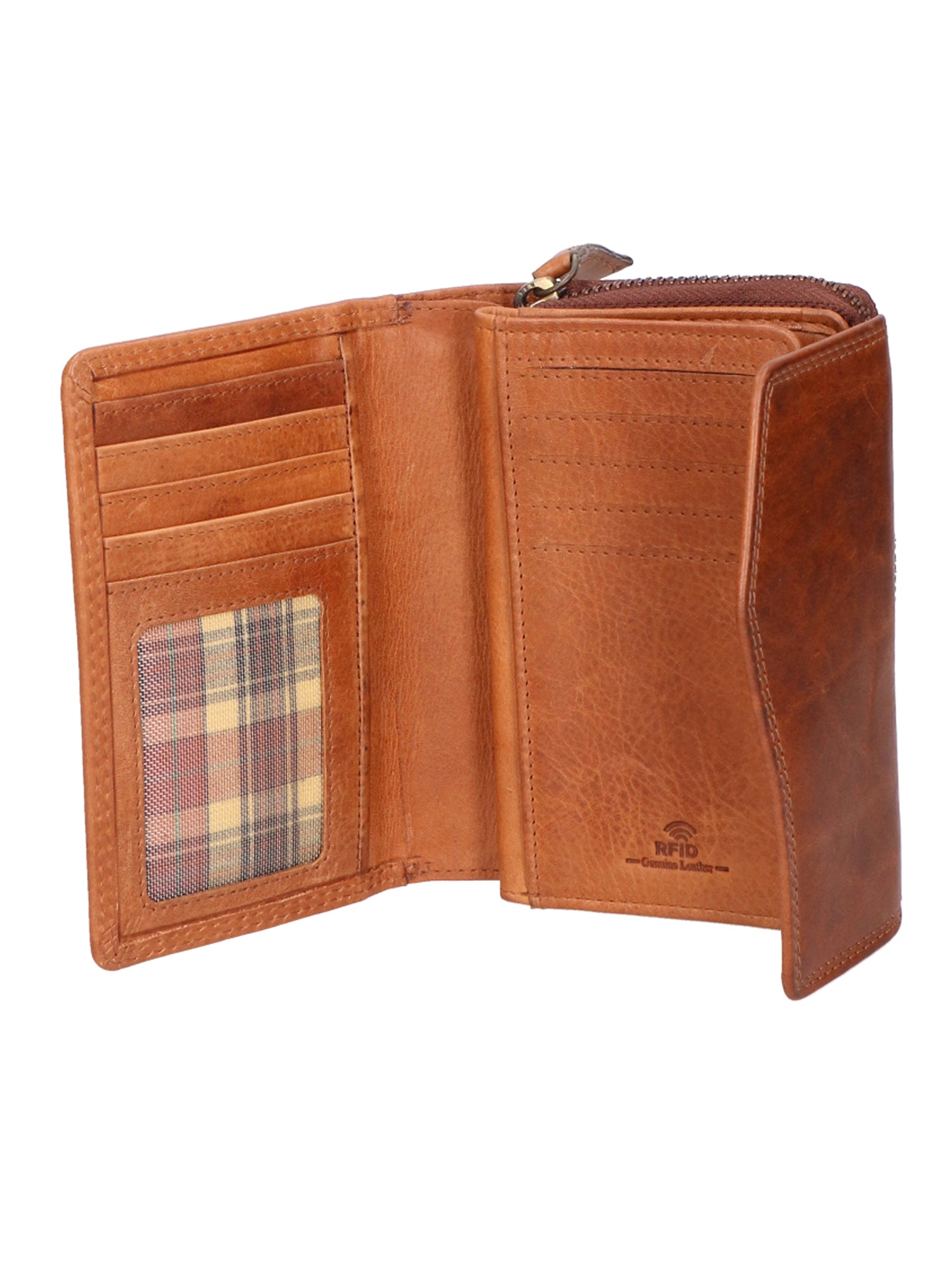 Portafoglio unisex in vera pelle Made in Italy SN2827847-TAN Santini Firenze