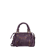 Erisia Borsa a spalla da donna Vera pelle 06091-038 VIOLA SCURO Gave Lux
