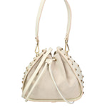 Ravello Borsa a spalla da donna Vera pelle 8977-BEIGE Gave Lux