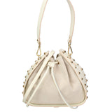 Ravello Borsa a spalla da donna Vera pelle 8977-BEIGE Gave Lux