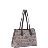 Borsa a spalla da donna Ecopelle BC1369-NERO BIANCO B Cavalli