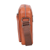 Borsa a tracolla uomo 100% pelle PU PCL3106-BROWN Northampton Polo Club
