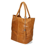 Althea Borsa a mano da donna Vera pelle 5190-005 CUOIO CHIARO Gave Lux