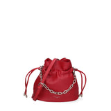 Borsa a secchiello da donna 100% PVC F6717-1-RED David Jones