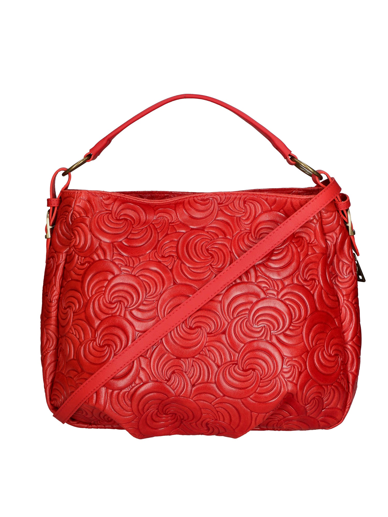 Lumelia Borsa a mano da donna Vera pelle 80013-023 ROSSO Gave Lux