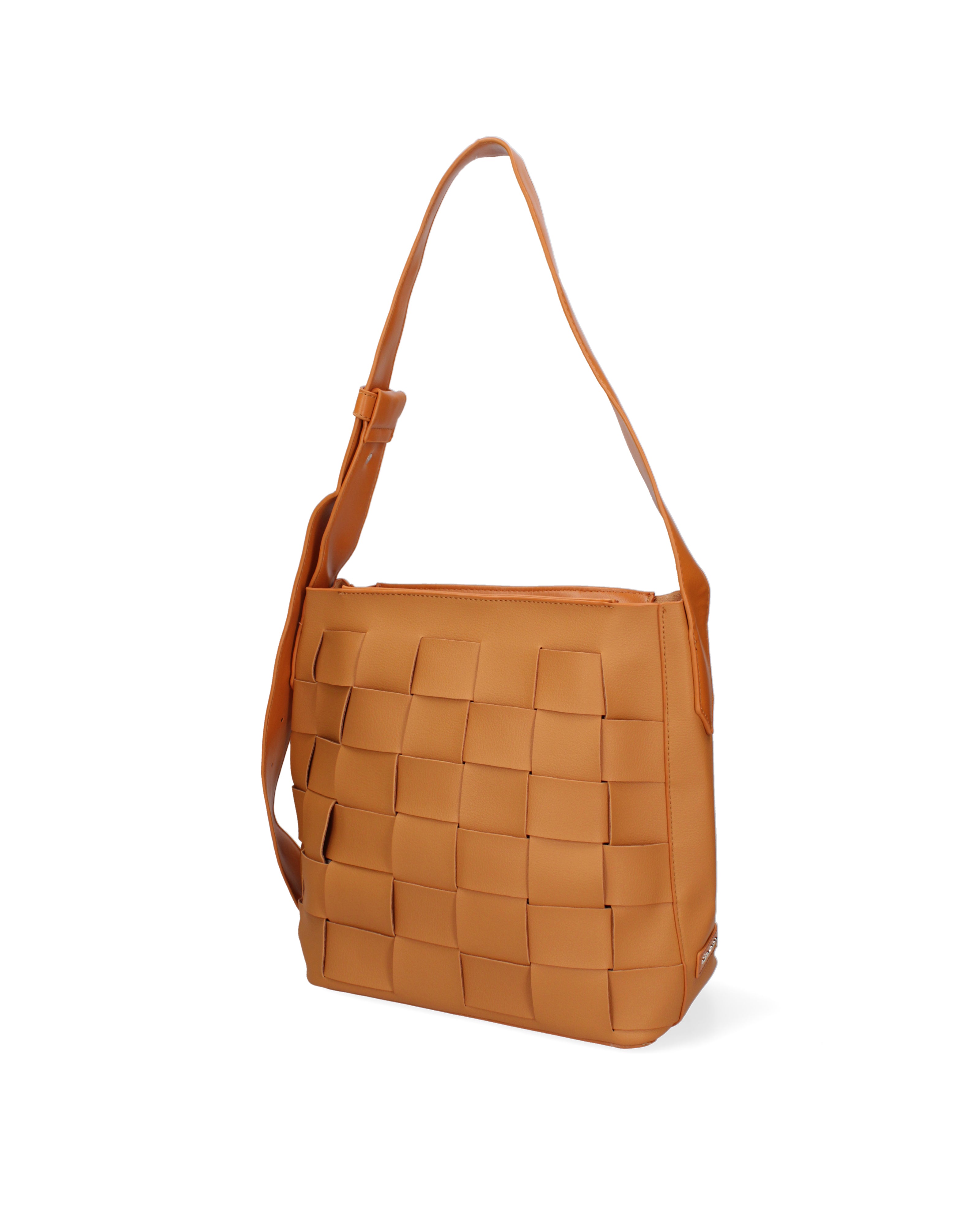 Borsa a spalla da donna 100% Pvc CM6408-TAN David Jones