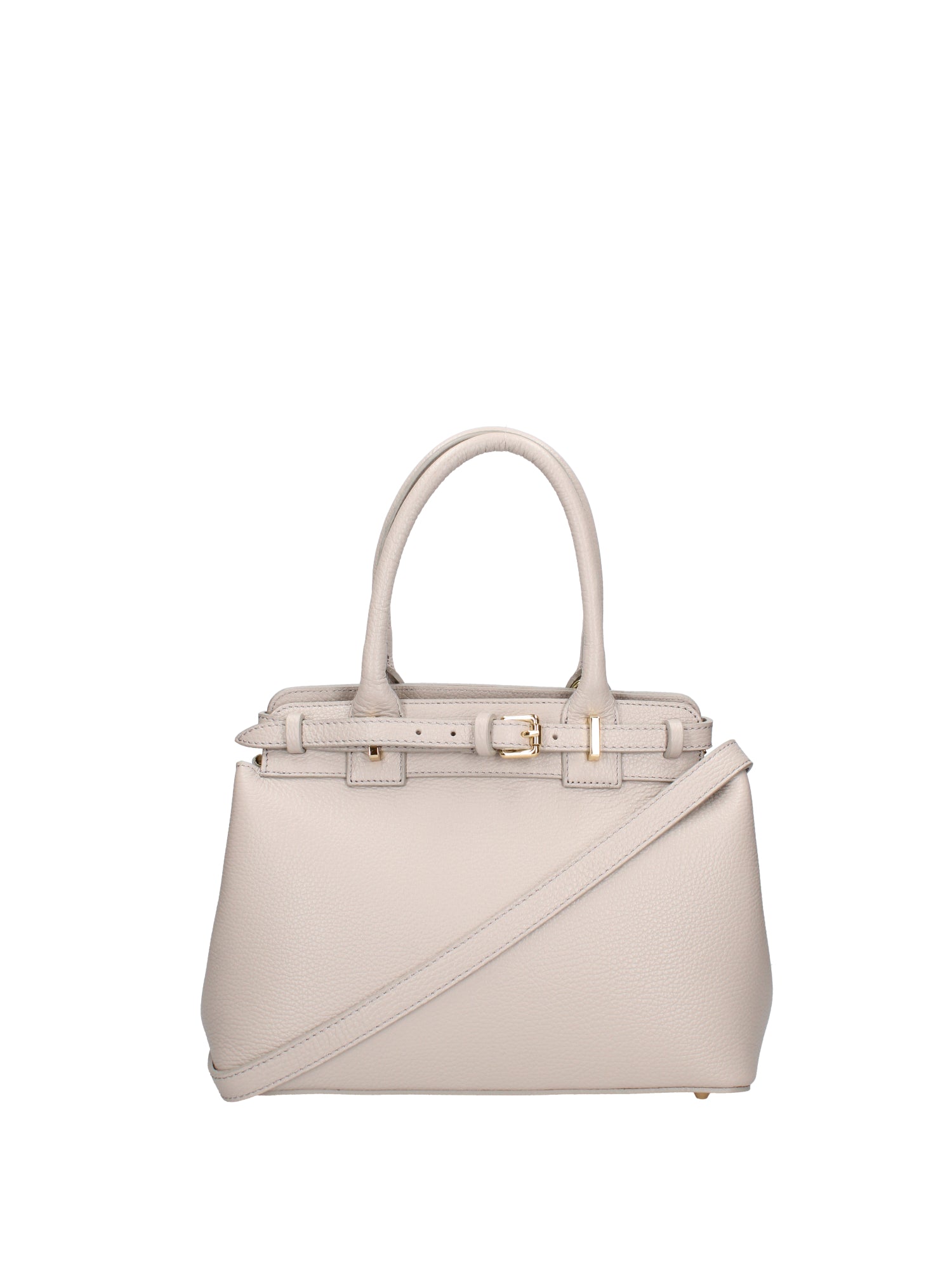 Borsa a mano da donna Vera Pelle 07146-D86 GRIGIO PERLA Viola Castellani