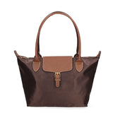 Elora Borsa a spalla da donna 100% Tessuto 432-COFFEE Gave Lux
