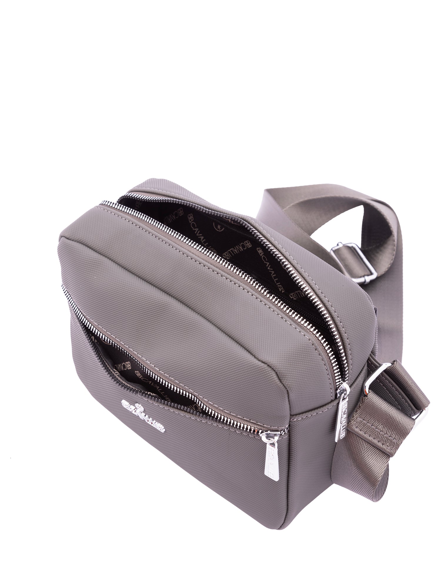 Marsupio da uomo in poliestere Casual BC1097-GRIGIO B Cavalli