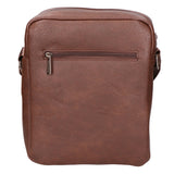 Borsa a tracolla uomo 100% PU Leather PCL3000-COFFEE Northampton Polo Club