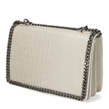 Crystalline Borsa a tracolla da donna Vera pelle 80066-BEIGE Gave Lux