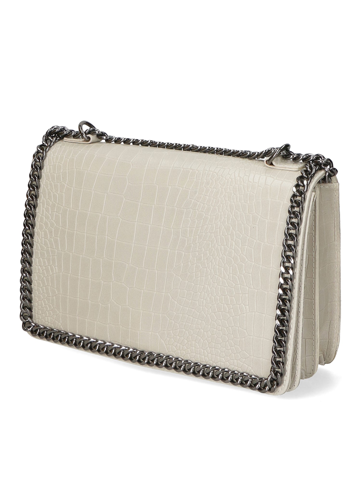 Crystalline Borsa a tracolla da donna Vera pelle 80066-BEIGE Gave Lux