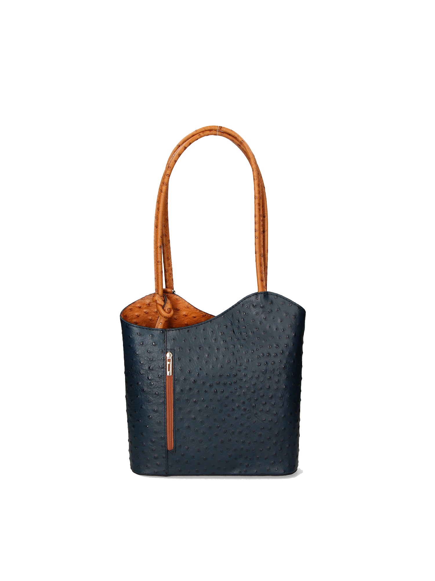 Chanel 3005-18 BLU 06 CUOIO Zaino da donna in vera pelle Gave Lux