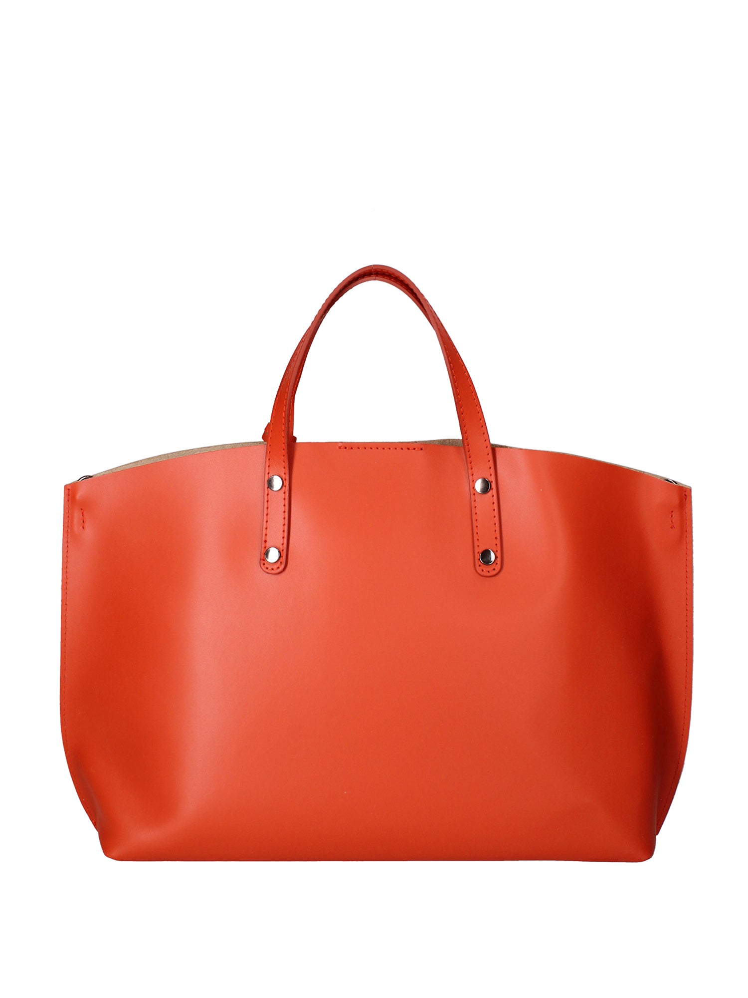 Lumena Borsa a mano da donna Vera pelle 2094-L311 MATTONE Gave Lux