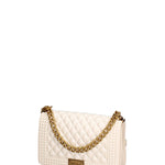 Borsa a mano donna 100% gomma FLAT PENKA M-WHITECAP-LIGHT OTTONE Marc Ellis
