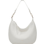 Borsa a spalla da donna 100% pelle vegana PU 715-1PT-WHITE Diana&co