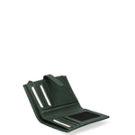 Portafoglio da donna in vera pelle Casual LB7702-20-GREEN Laura Biagiotti