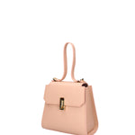 Borsa a mano da donna 100% pelle 07204-L805 LILLA Viola Castellani