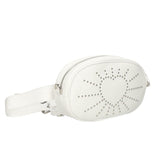 Elysa 189442-BIANCO WHITE Marsupio da donna in vera pelle Gave Lux