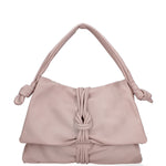 Borsa a spalla da donna Vera pelle 07171-S68 NUDO Viola Castellani