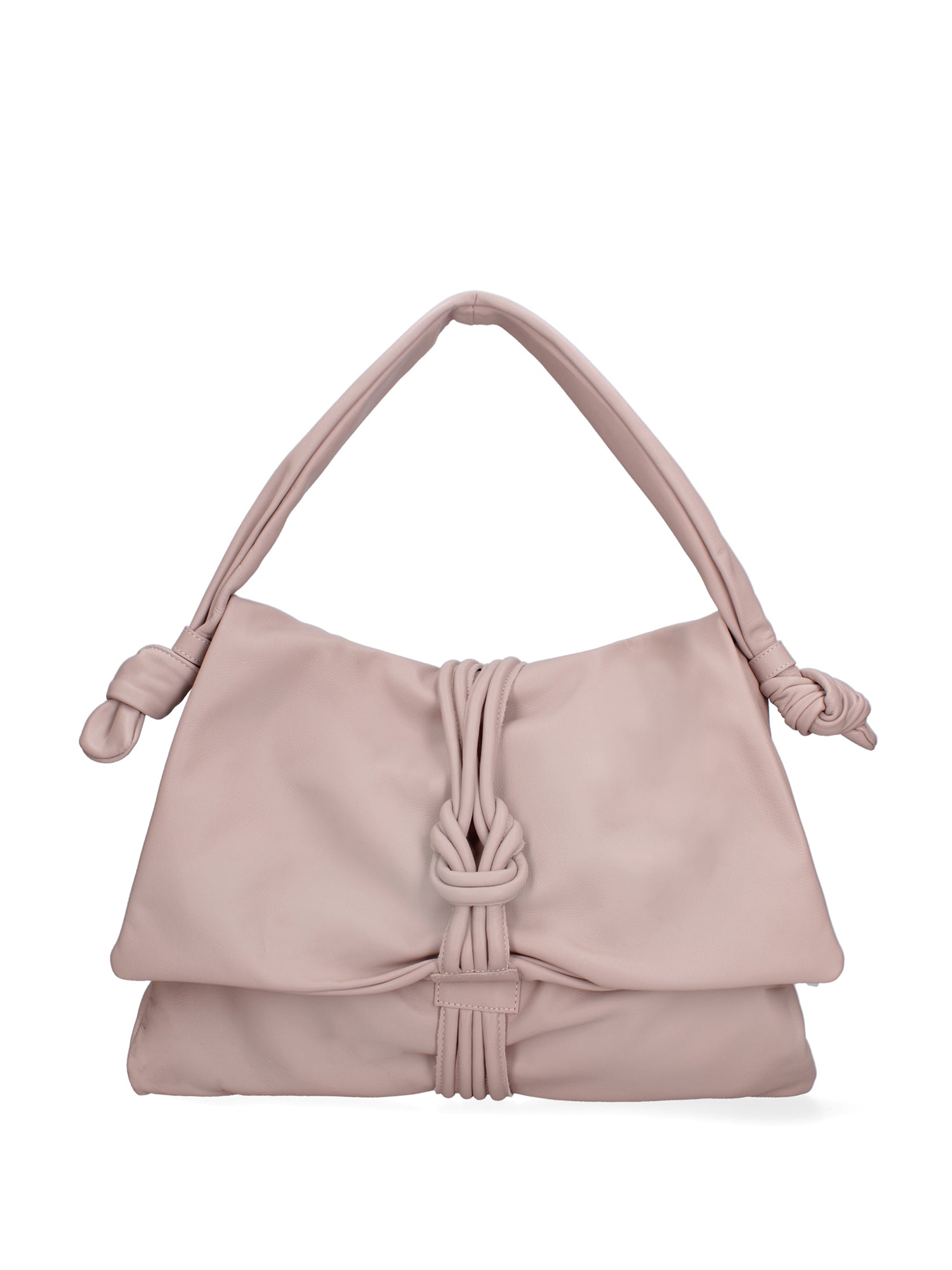 Borsa a spalla da donna Vera pelle 07171-S68 NUDO Viola Castellani