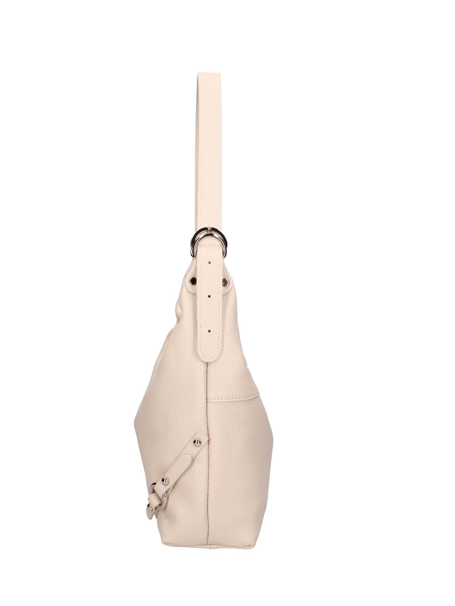 Fiorenza Lux Borsa a spalla da donna Vera pelle 07140-D37 LATTE Viola Castellani
