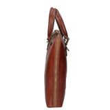 Fabiana Borsa a mano unisex Vera pelle 9033-MARRONE BROWN Gave Lux