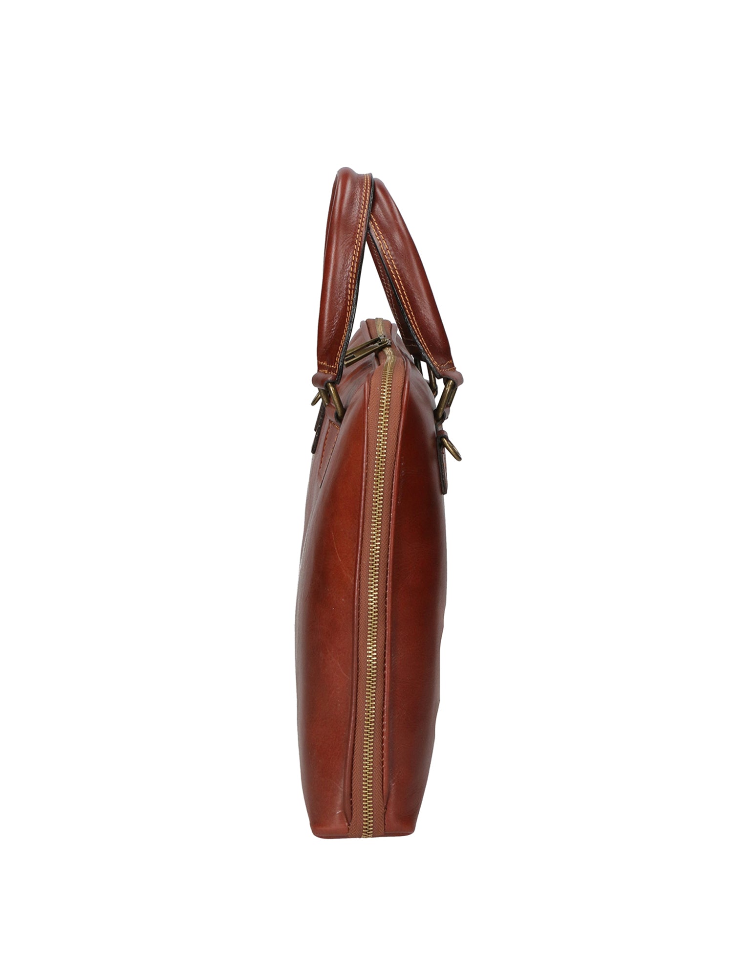 Fabiana Borsa a mano unisex Vera pelle 9033-MARRONE BROWN Gave Lux