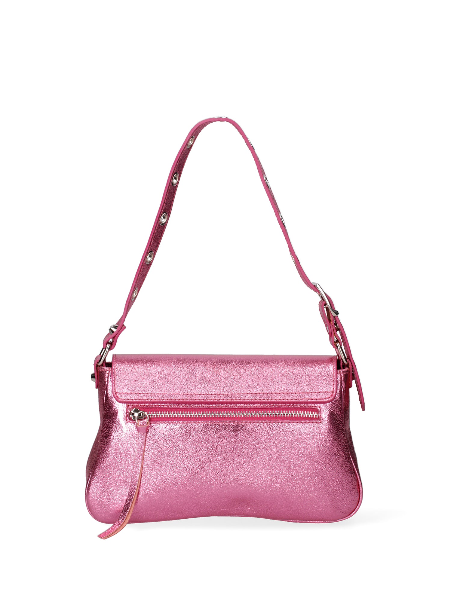 Borsa a spalla da donna Vera pelle 07234-L025 FUXIA CHIARO Roberta Rossi