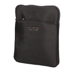 Borsa a tracolla uomo Pelle vegana + Tessuto PCL3153-BLACK Northampton Polo Club