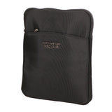 Borsa a tracolla uomo Pelle vegana + Tessuto PCL3153-BLACK Northampton Polo Club