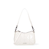 Borsa a spalla unisex Nylon e ecopelle F6716-2-IVORY David Jones