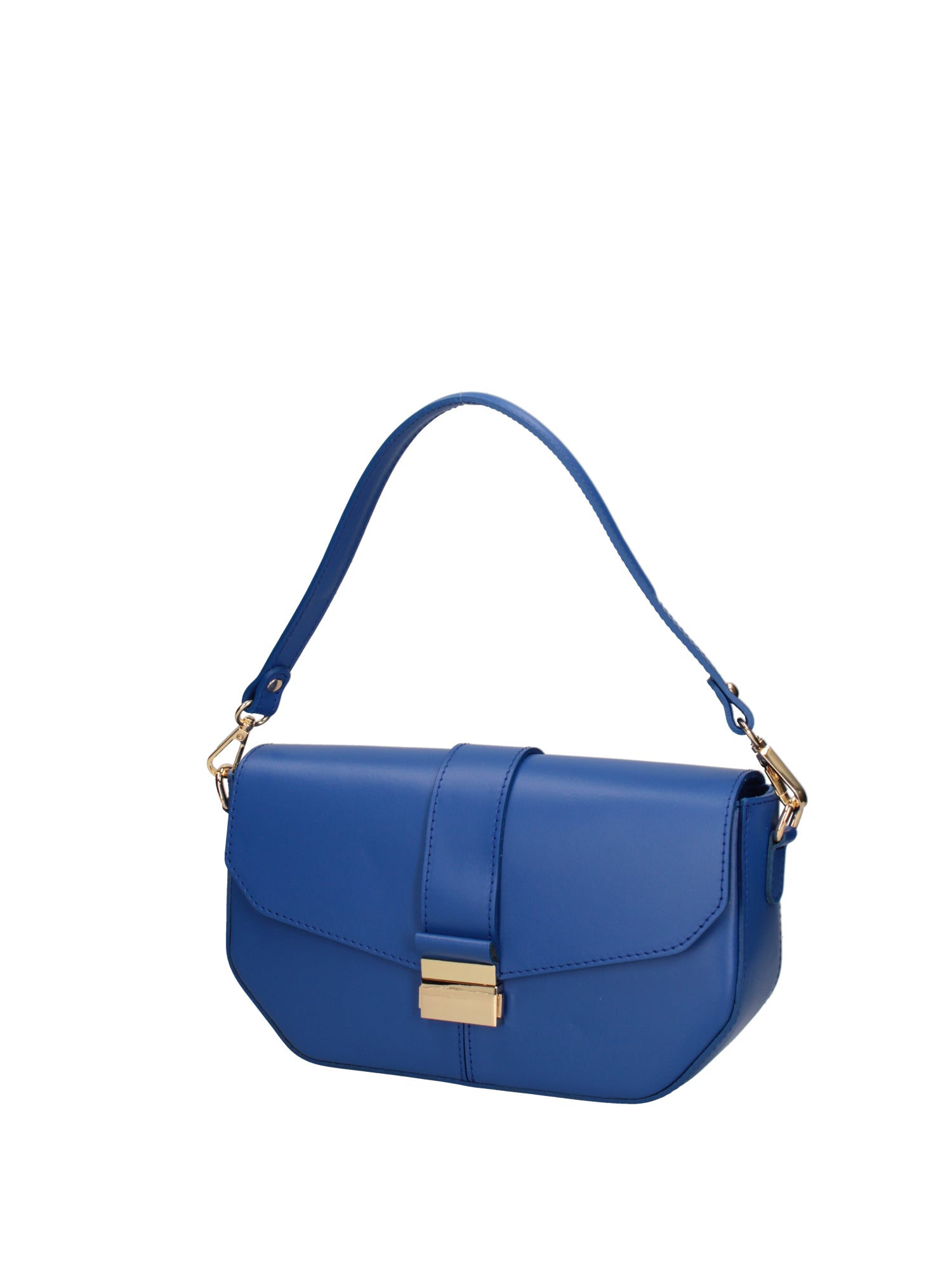 Borsa a spalla da donna Vera pelle 07229-L115 BLUETTE Roberta Rossi