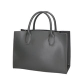 Lodovica Borsa a mano da donna Vera pelle 06544GRIGIO SCURO Gave Lux