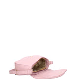 Borsa a spalla da donna Vera pelle 07152-D56 PINK Viola Castellani