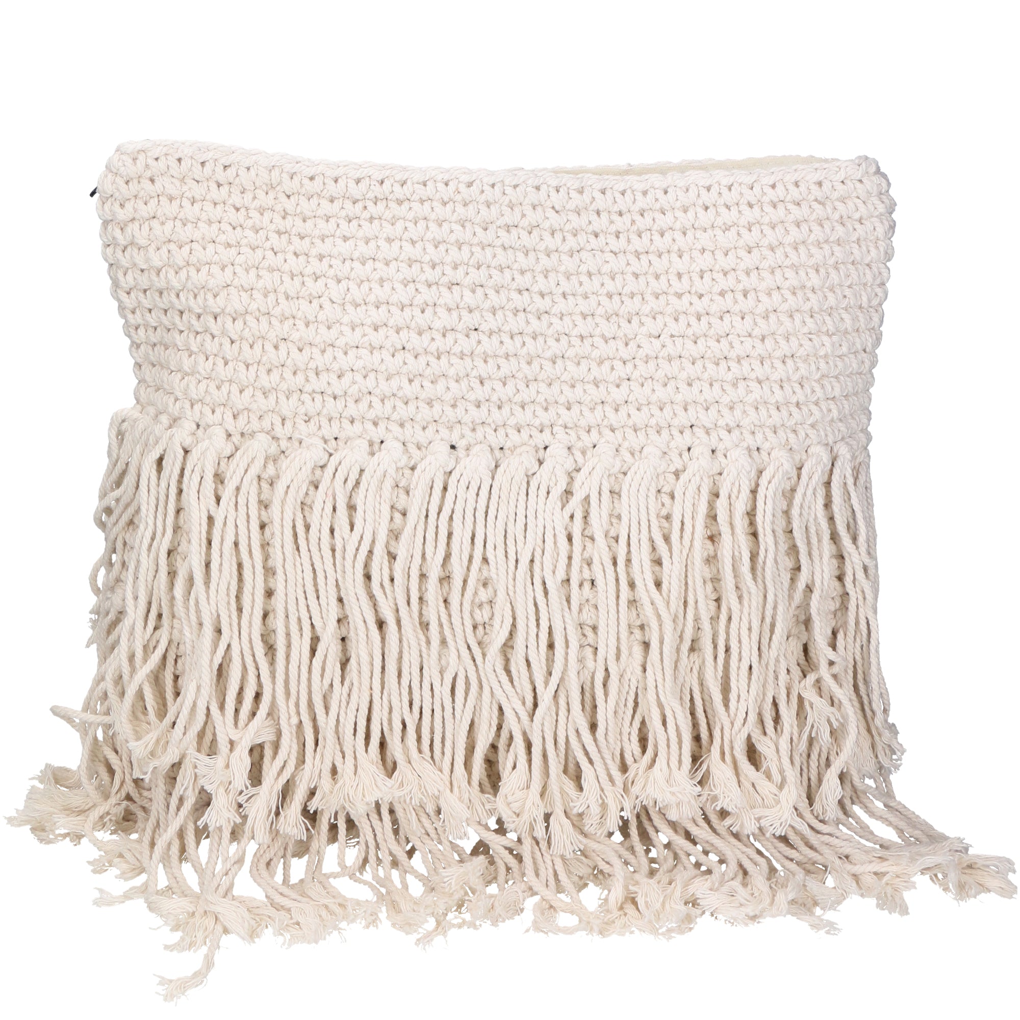 Junia Borsa a tracolla da donna Cotone intrecciato 88119-BEIGE Gave Lux