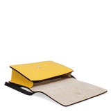 Ardena Borsa a tracolla da donna Vera pelle 1324-GIALLO+NERO Gave Lux
