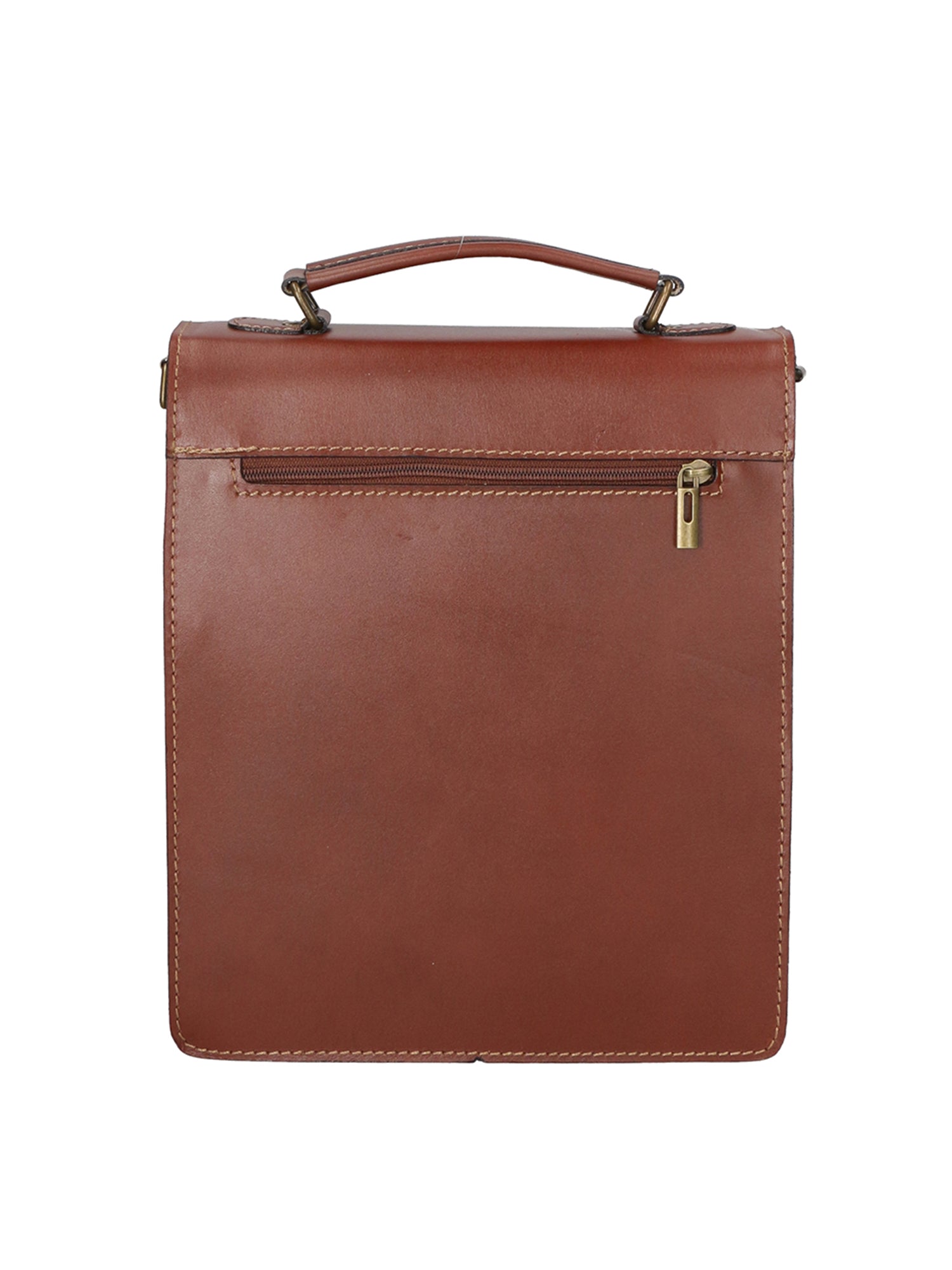 Tancredi Borsa da lavoro unisex in pelle Vera pelle 7013-MARRONE BROWN Gave Lux
