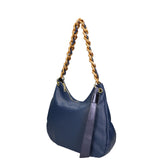 Artemisia Borsa a spalla da donna Vera pelle 05462-S24 BLU JEANS+L033 BLU Gave Lux