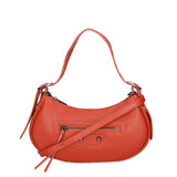 Loredana Borsa a spalla da donna Vera pelle 06548-MATTONE Gave Lux
