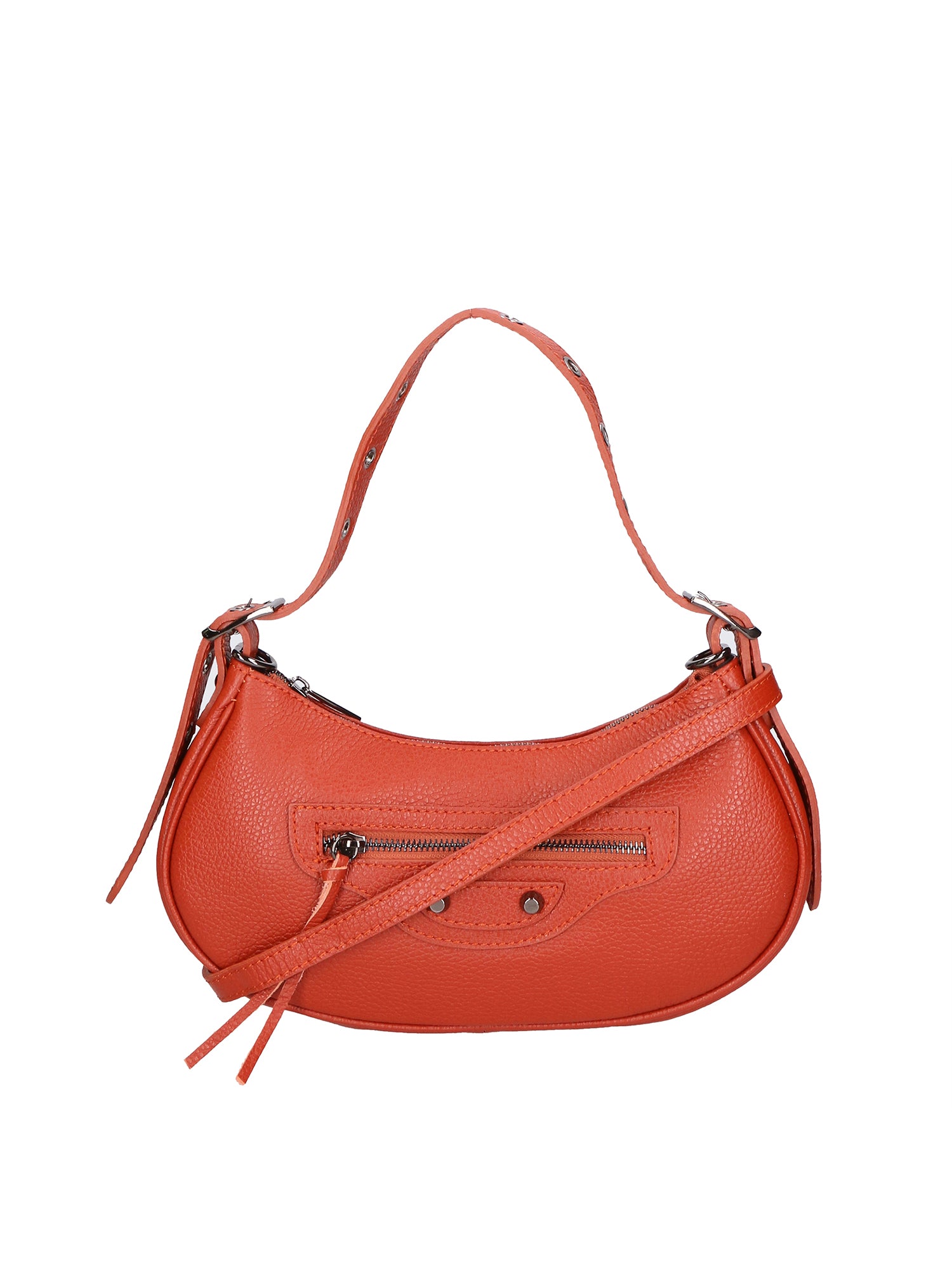Loredana Borsa a spalla da donna Vera pelle 06548-MATTONE Gave Lux