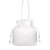 Borsa a spalla da donna 100% PVC F6717-2-WHITE David Jones