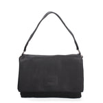 Borsa a spalla da donna Ecopelle vegana 637-1-BLACK Diana&co