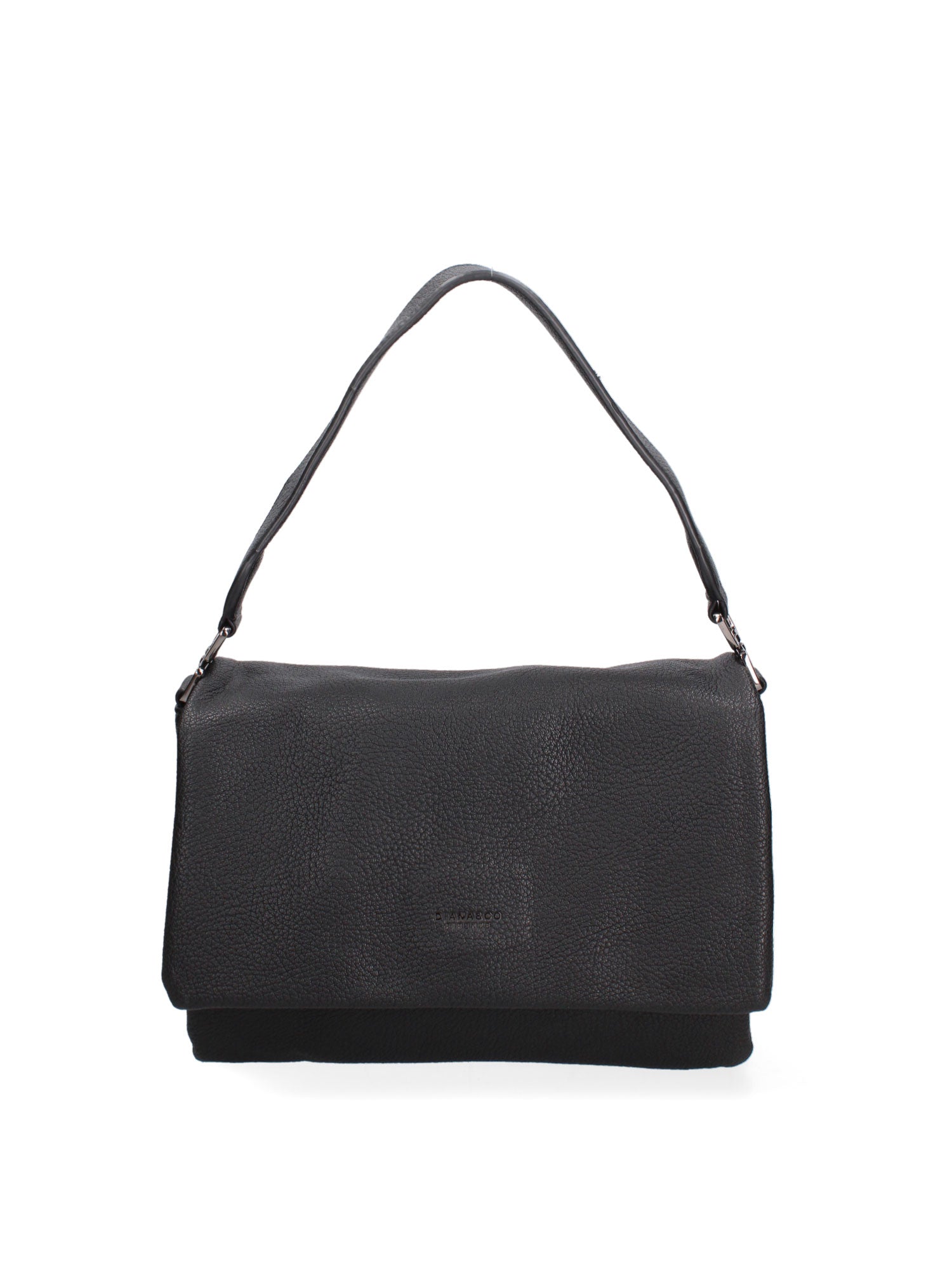 Borsa a spalla da donna Ecopelle vegana 637-1-BLACK Diana&co