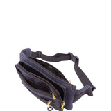 Marsupio da uomo in poliestere Casual BC1284-BLU B Cavalli